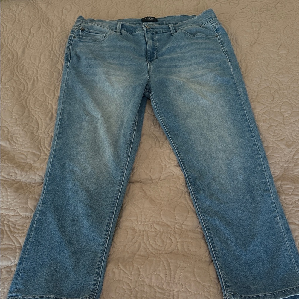 Curve Appeal Lightweight Stretchy Denim Jeans (12)
